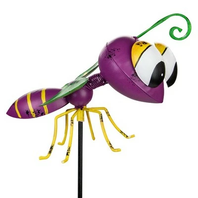 Top 10 π₯° Napco 30" Purple and Green Metal Wasp Garden Stake β¨ 5 Top 10 π₯° Napco 30" Purple and Green Metal Wasp Garden Stake β¨ - Image 4