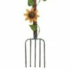 Cheapest ✔️ Direct International Home & Garden 39.0" Metal Fall Pitch Fork Yard Stake Flowers Direct Designs International - Decorative Garden Stakes 💯