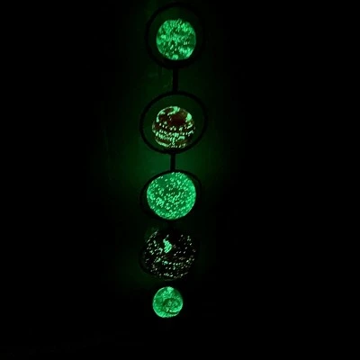 Hot Sale π Home & Garden 47.0" Art Glass Stacked Globe Stake Glow In The Dark Evergreen Enterprises Inc - Decorative Garden Stakes π 5 Hot Sale π Home & Garden 47.0" Art Glass Stacked Globe Stake Glow In The Dark Evergreen Enterprises Inc - Decorative Garden Stakes π - Image 3