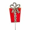Budget ❤️ Round Top Collection 32.5" Leopard Packages 🎅 Christmas Wrapped Gifts - Decorative Garden Stakes ⭐ -Garden Decor Shop unnamed file 4831