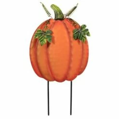 Buy 🎉 Direct International Home & Garden 14.5" 4 Med Multi. Colored Pumpkins Fall Out Side Metal Plants Direct Designs International - Decorative Garden Stakes 🔥 -Garden Decor Shop unnamed file 4835