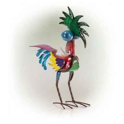 Best Sale βοΈ Alpine Corporation Alpine 19" Wild Tropical Metal Rooster π 3 Best Sale βοΈ Alpine Corporation Alpine 19" Wild Tropical Metal Rooster π - Image 3