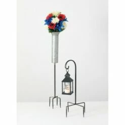 Best deal 😉 Sullivans Stake Candle Holder Holder 34.75"H Silver 🎉 -Garden Decor Shop unnamed file 4843