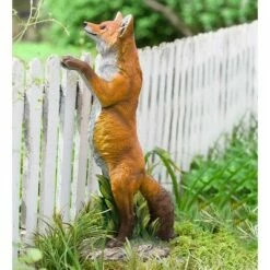 Hot Sale ❤️ Wind & Weather Lifelike Indoor/Outdoor Resin Standing Fox Statue ❤️
