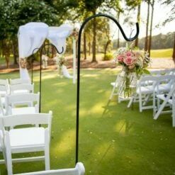 Best Pirce β€οΈ Nature Spring Powder-Coated Metal Shepherd's Hook for Plants, Bird Feeders, and Lanterns - Black π