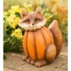 Promo 💯 Wind & Weather Fox in a Pumpkin Sculpture 🥰