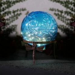 Wholesale 🔔 Alpine Corporation 13" Glass Globe Décor with LED Light Blue 🛒 -Garden Decor Shop unnamed file 4906
