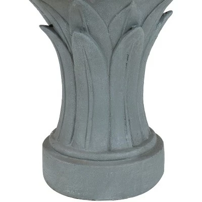 Hot Sale π Sunnydaze Decor Sunnydaze Tropical Leaves Indoor/Outdoor Column-Style Gazing Globe Stand for 10" to 12" Garden Spheres - 14" H - Travertine π 6 Hot Sale π Sunnydaze Decor Sunnydaze Tropical Leaves Indoor/Outdoor Column-Style Gazing Globe Stand for 10" to 12" Garden Spheres - 14" H - Travertine π - Image 4