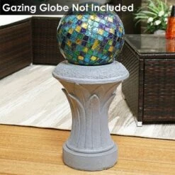 Hot Sale π Sunnydaze Decor Sunnydaze Tropical Leaves Indoor/Outdoor Column-Style Gazing Globe Stand for 10" to 12" Garden Spheres - 14" H - Travertine π 12 Hot Sale π Sunnydaze Decor Sunnydaze Tropical Leaves Indoor/Outdoor Column-Style Gazing Globe Stand for 10" to 12" Garden Spheres - 14" H - Travertine π -Garden Decor Shop unnamed file 4934