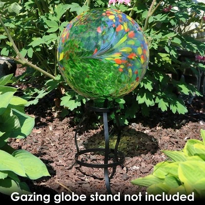 Flash Sale π Sunnydaze Decor Sunnydaze Indoor/Outdoor Artistic Gazing Globe Glass Garden Ball for Lawn, Patio or Indoors - 10" Diameter - Green π 4 Flash Sale π Sunnydaze Decor Sunnydaze Indoor/Outdoor Artistic Gazing Globe Glass Garden Ball for Lawn, Patio or Indoors - 10" Diameter - Green π - Image 2