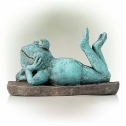 Coupon 🎁 Alpine Corporation Alpine 9" Magnesium Oxide Frog Laying Down Statue ❤️ -Garden Decor Shop unnamed file 494