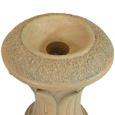 Cheap π Sunnydaze Decor Sunnydaze Tropical Leaves Indoor/Outdoor Column-Style Gazing Globe Stand for 10" to 12" Garden Spheres - 14" H - Autumn Leaf π 4 Cheap π Sunnydaze Decor Sunnydaze Tropical Leaves Indoor/Outdoor Column-Style Gazing Globe Stand for 10" to 12" Garden Spheres - 14" H - Autumn Leaf π - Image 2