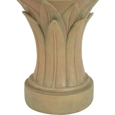 Cheap π Sunnydaze Decor Sunnydaze Tropical Leaves Indoor/Outdoor Column-Style Gazing Globe Stand for 10" to 12" Garden Spheres - 14" H - Autumn Leaf π 6 Cheap π Sunnydaze Decor Sunnydaze Tropical Leaves Indoor/Outdoor Column-Style Gazing Globe Stand for 10" to 12" Garden Spheres - 14" H - Autumn Leaf π - Image 4