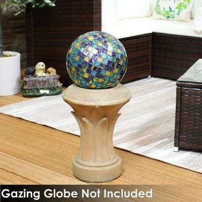 Cheap π Sunnydaze Decor Sunnydaze Tropical Leaves Indoor/Outdoor Column-Style Gazing Globe Stand for 10" to 12" Garden Spheres - 14" H - Autumn Leaf π 7 Cheap π Sunnydaze Decor Sunnydaze Tropical Leaves Indoor/Outdoor Column-Style Gazing Globe Stand for 10" to 12" Garden Spheres - 14" H - Autumn Leaf π - Image 5