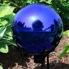 Best deal 🛒 Sunnydaze Decor Sunnydaze Indoor/Outdoor Mirrored Surface Gazing Globe Ball for Lawn, Patio or Indoors - 10" Diameter - Blue - Set of 2 ⌛ -Garden Decor Shop unnamed file 4985
