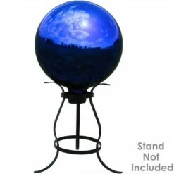 Best deal 🛒 Sunnydaze Decor Sunnydaze Indoor/Outdoor Mirrored Surface Gazing Globe Ball for Lawn, Patio or Indoors - 10" Diameter - Blue - Set of 2 ⌛ -Garden Decor Shop unnamed file 4987