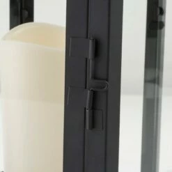 Brand new 🤩 Alpine Corporation Alpine 14" Hexagonal Candlelit Iron Lantern with LED Lights Black/White 😀 -Garden Decor Shop unnamed file 5000