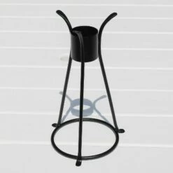 Best reviews of 🌟 13.5" Iron Trestle II Gazing Globe Ball Stand Black - ACHLA Designs 💯