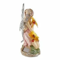 Top 10 π Zingz & Thingz Zingz & Thingz 11.5" Garden Blooms Fairy Solar Statue π