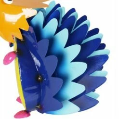 Buy ⌛ 9.65" Metal Colorful Hedgehog - Exhart ⌛ -Garden Decor Shop unnamed file 510