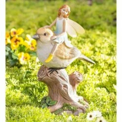 Wholesale ❤️ Wind & Weather Fairy Riding Bird Sculpture 😍