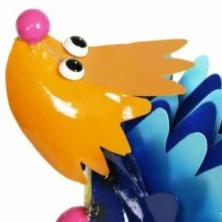 Buy ⌛ 9.65" Metal Colorful Hedgehog - Exhart ⌛ -Garden Decor Shop unnamed file 511