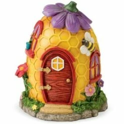 Outlet 🎉 HearthSong 9"H Weather-Resistant Fairy Village House for Indoor and Outdoor Decor ⭐ -Garden Decor Shop unnamed file 5116