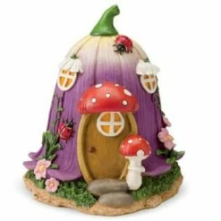 Outlet 🎉 HearthSong 9"H Weather-Resistant Fairy Village House for Indoor and Outdoor Decor ⭐ -Garden Decor Shop unnamed file 5117