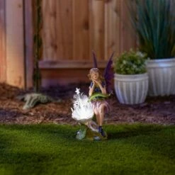 Flash Sale 🛒 Zingz & Thingz Zingz & Thingz 12.25" Polyresin Solar Fairy with Flower Statue 🥰 -Garden Decor Shop unnamed file 5126