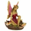 Cheap ⭐ Design Toscano The Red And Green Fairy Of Acorn Hollow Statues ⭐