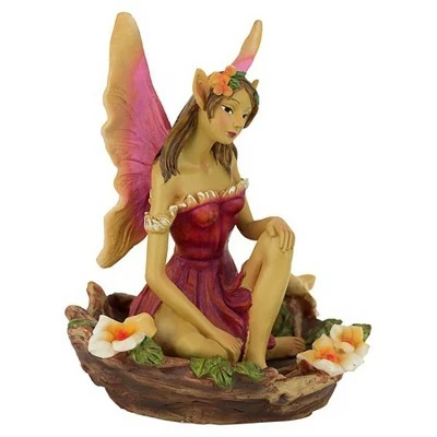Cheap ⭐ Design Toscano The Red And Green Fairy Of Acorn Hollow Statues ⭐ 3 Cheap ⭐ Design Toscano The Red And Green Fairy Of Acorn Hollow Statues ⭐