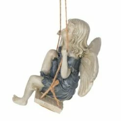 Brand new ⭐ Design Toscano 🌞 Summertime Fairy On A Swing Statue 🥰 -Garden Decor Shop unnamed file 5152