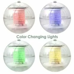 Brand new 🧨 Sunnydaze Decor Sunnydaze Outdoor Solar Powered Floating Color-Changing Pool Water Light Balls for Ponds and Pools - 4pc 🎁 -Garden Decor Shop unnamed file 5193