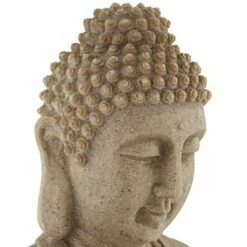 Flash Sale ✨ John Timberland Buddha Zen Outdoor Water Fountain with Light LED 22" High Faux Sandstone Meditation Decor for Garden Patio Yard Home ⌛ -Garden Decor Shop unnamed file 5224