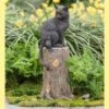New ⭐ Plow & Hearth Cat and Mouse on Stump Lawn Ornament 🔥 -Garden Decor Shop unnamed file 523