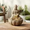 Best reviews of 👏 John Timberland Zen Buddha Outdoor Water Fountain with Light LED 14" High Faux Stone Resin Meditation Decor for Garden Patio Yard 🎁 -Garden Decor Shop unnamed file 5261
