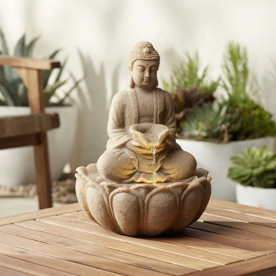 Best reviews of 👏 John Timberland Zen Buddha Outdoor Water Fountain with Light LED 14" High Faux Stone Resin Meditation Decor for Garden Patio Yard 🎁 3 Best reviews of 👏 John Timberland Zen Buddha Outdoor Water Fountain with Light LED 14" High Faux Stone Resin Meditation Decor for Garden Patio Yard 🎁