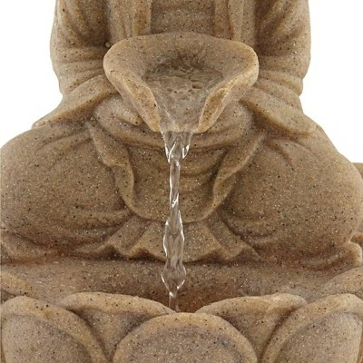 Best reviews of 👏 John Timberland Zen Buddha Outdoor Water Fountain with Light LED 14" High Faux Stone Resin Meditation Decor for Garden Patio Yard 🎁 5 Best reviews of 👏 John Timberland Zen Buddha Outdoor Water Fountain with Light LED 14" High Faux Stone Resin Meditation Decor for Garden Patio Yard 🎁 - Image 3