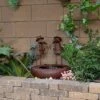 New 😍 Alpine Corporation 20" Metal Outdoor Toucan Water Fountain Yard Décor Brown 🧨 -Garden Decor Shop unnamed file 5268