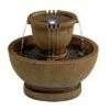 Cheapest 🧨 Richardson Oval Urns Cascading Garden Fountain - Acorn Hollow 🛒