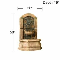 Budget π― John Timberland Rustic Outdoor Wall Water Fountain 50" High Tiered Tuscan Village for Yard Garden Patio Deck Home 𧨠12 Budget π― John Timberland Rustic Outdoor Wall Water Fountain 50" High Tiered Tuscan Village for Yard Garden Patio Deck Home 𧨠-Garden Decor Shop unnamed file 5319