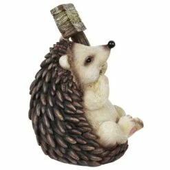 Best Pirce 🔔 8.27" Resin Welcome Sign Hedgehog Statue Pink - Exhart ⭐ -Garden Decor Shop unnamed file 532
