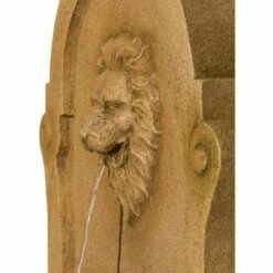 Hot Sale ⌛ John Timberland Outdoor Wall Water Fountain with Light LED 58" High Lion's Head 2 Tiered for Yard Garden Patio Deck Home 🎉 -Garden Decor Shop unnamed file 5329