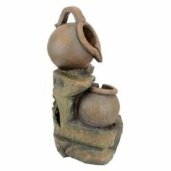 Buy ⭐ LaTaverna Cascading Urns Illuminated Garden Fountain - Acorn Hollow ⭐ -Garden Decor Shop unnamed file 5339