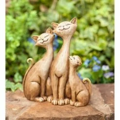 Cheapest 🥰 Wind & Weather Three Cats Sculpture 🔥