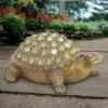 Top 10 👍 7.09" Resin and Glass Beaded Turtle Statue Silver - Exhart 🔔 -Garden Decor Shop unnamed file 537
