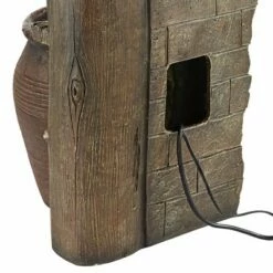 Best Pirce 🌟 John Timberland Rustic Outdoor Floor Water Fountain with Light LED 39 1/4" High Four Pot Cascading for Yard Garden Patio Deck Home 🎉 -Garden Decor Shop unnamed file 5374