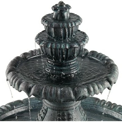 Top 10 ⨠John Timberland Italian Outdoor Floor Water Fountain with Light LED 56 3/4" High 4 Tiered for Yard Garden Patio Deck Home 𧨠4 Top 10 ⨠John Timberland Italian Outdoor Floor Water Fountain with Light LED 56 3/4" High 4 Tiered for Yard Garden Patio Deck Home 𧨠- Image 2