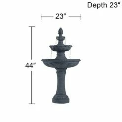 Top 10 🥰 John Timberland Italian Outdoor Floor Water Fountain 44" High 3 Tiered Pineapple Bowls for Yard Garden Patio Deck Home ✔️ -Garden Decor Shop unnamed file 5397