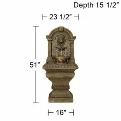 Promo π John Timberland Mediterranean Outdoor Wall Water Fountain with Light LED 51" High Royal Lions Head 3 Tiered for Yard Garden Patio β 12 Promo π John Timberland Mediterranean Outdoor Wall Water Fountain with Light LED 51" High Royal Lions Head 3 Tiered for Yard Garden Patio β -Garden Decor Shop unnamed file 5407